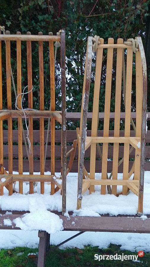 Sanki z Oparciem 2 Sztuki
