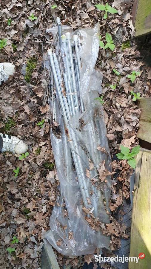 Rurki pręty wciskane ogrodowy stelaż namiotu mazowieckie sprzedam