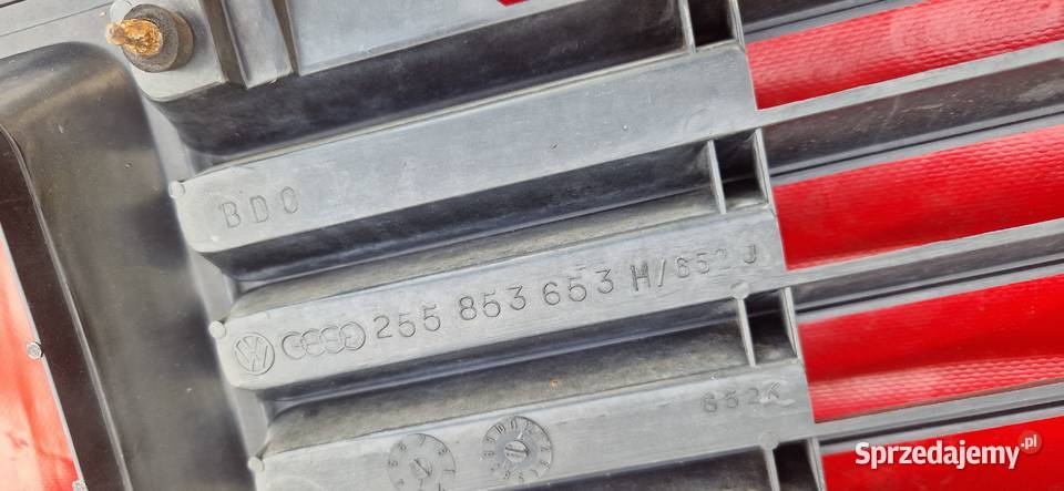 vw T3 atrapa na prostokątne lampy duży emblemat Pozostałe Łódź