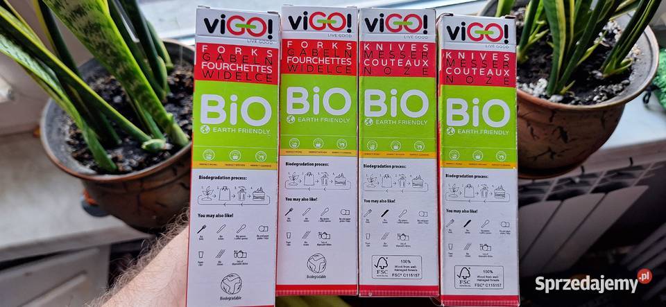 Sztućce viGO Bio Kraków sprzedam