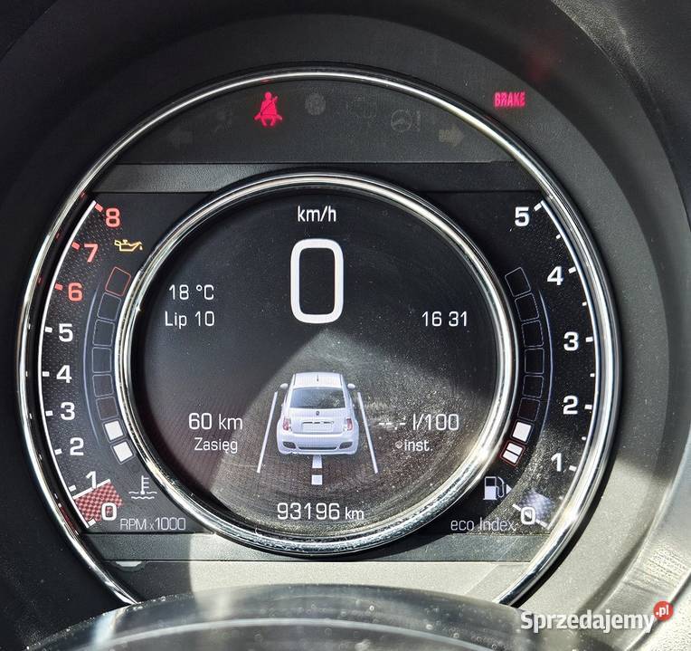 FIAT 500 S sport 14 benzyna 2015