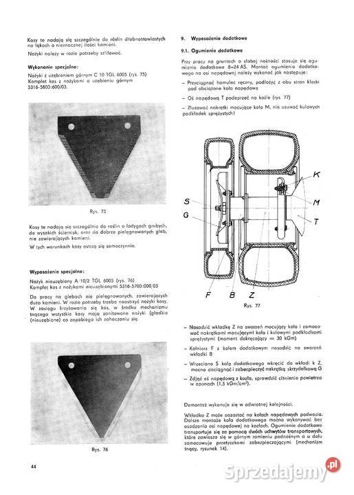 Instrukcja obsługi fortschritt e 301 pokosowka Stalowa Wola