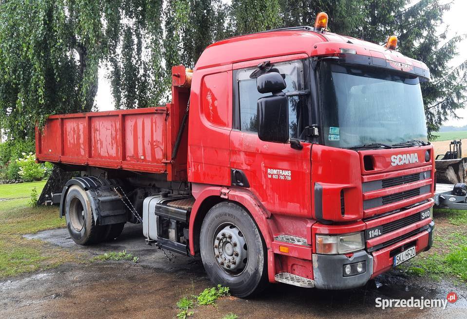 SCANIA 114L 340KM Kiper wywrotka wywrot / zarejestrowana jako specjalny