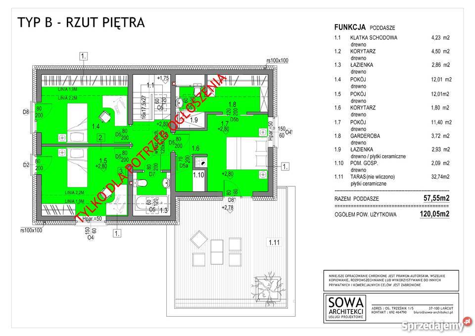 działka budowlana prąd podkarpackie Łańcut