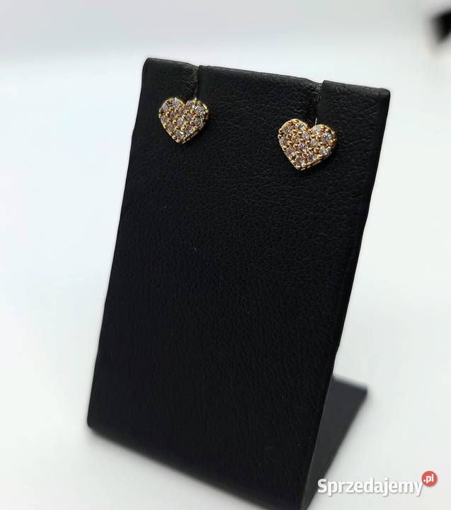 Nowe złote kolczyki próby 585 123g warmińsko-mazurskie Elbląg