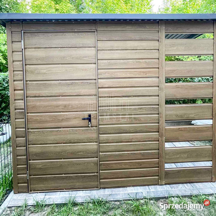 Schowek domek ogrodowy 2x2m wiata 08m drzwi Iława