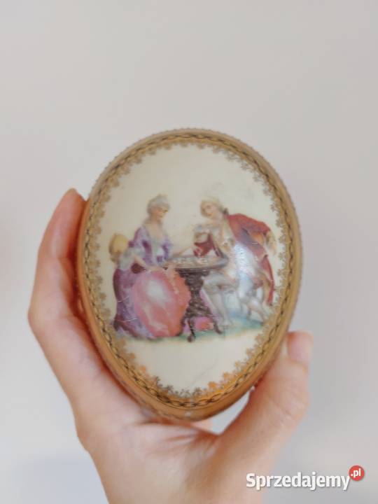 szkatułka na biżuterię ozdoba porcelana Poznań