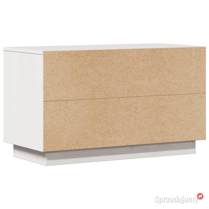 Szafka pod telewizor biała 74x35x44 lite drewno Warszawa