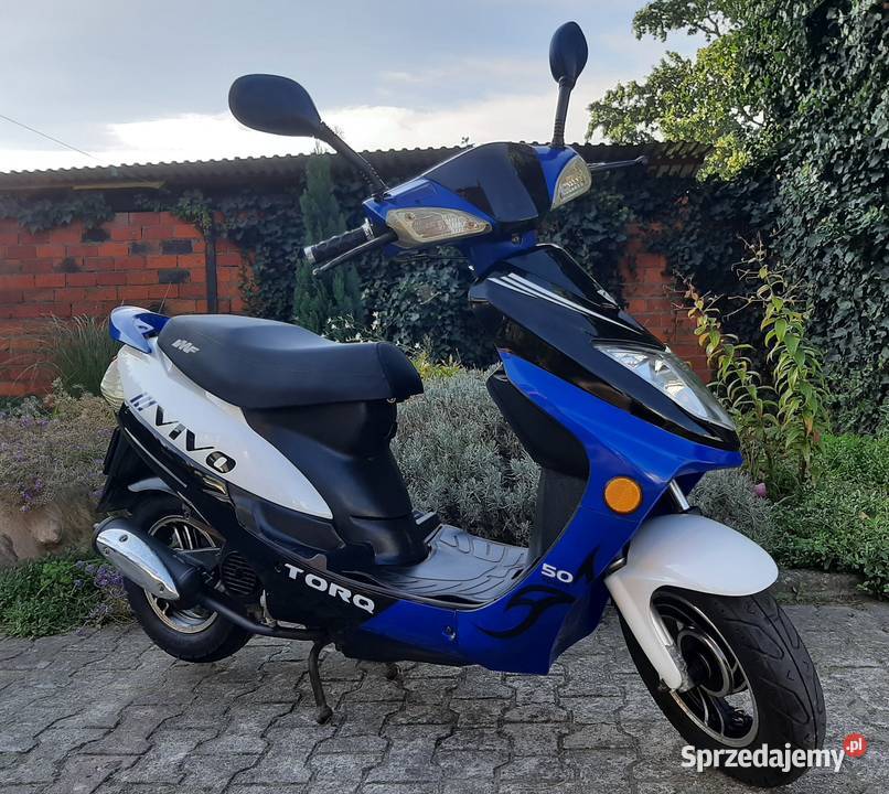 Zadbany skuter Torq Vivo 50 4t 2017r 1wł 13360 wielkopolskie Tuczno sprzedam