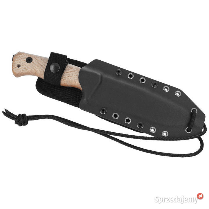 Nóż LionSteel Natural Canvas Micarta Old Black