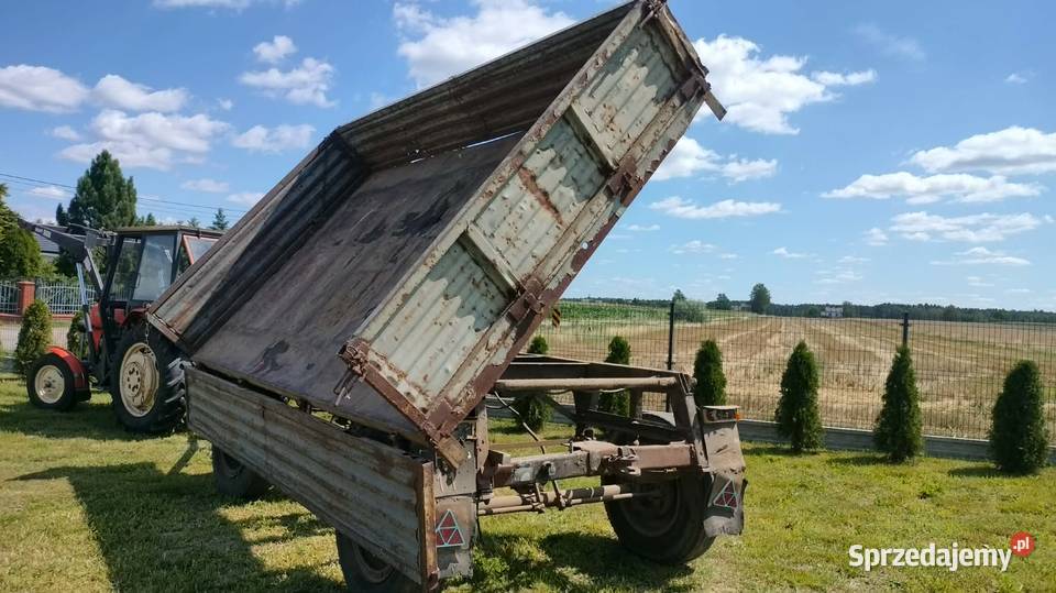 Przyczepa wywrotka D47 bez rejestracji Łuków sprzedam