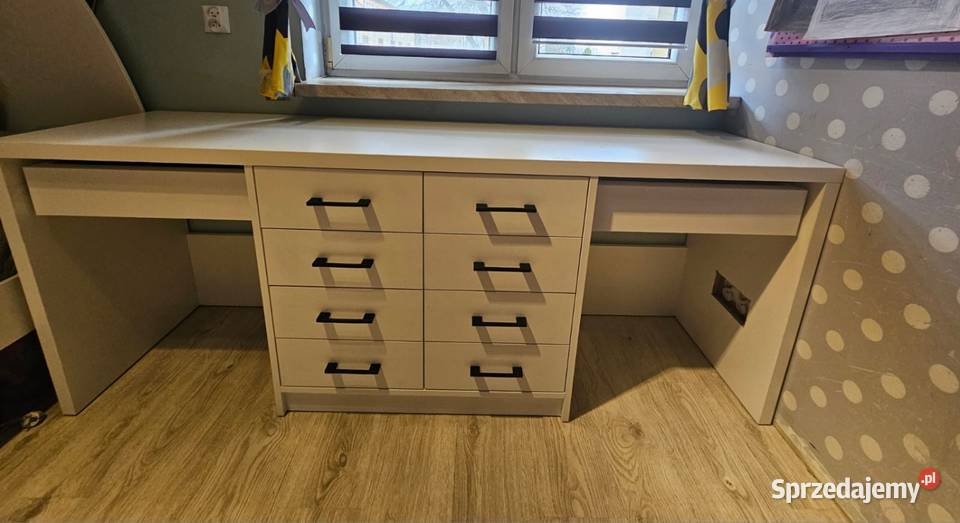 Biurko z komodą 2 osobowe