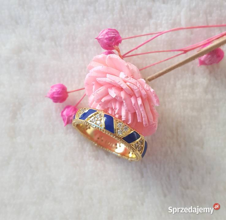 Nowy pierścionek obrączka srebro 925 złoty kolor zachodniopomorskie Szczecin sprzedam