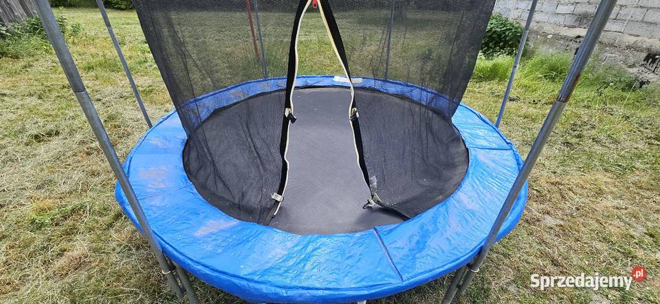 Trampolina ogrodowa z siatką i drabinką lubelskie Nowy Folwark