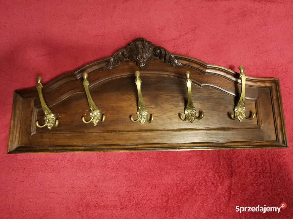 Wieszak drewniany stylowy ścienny Retro Vintage łódzkie Łask sprzedam