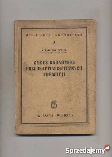 Zarys ekonomiki przedkapitalistycznych formacji Szczecin