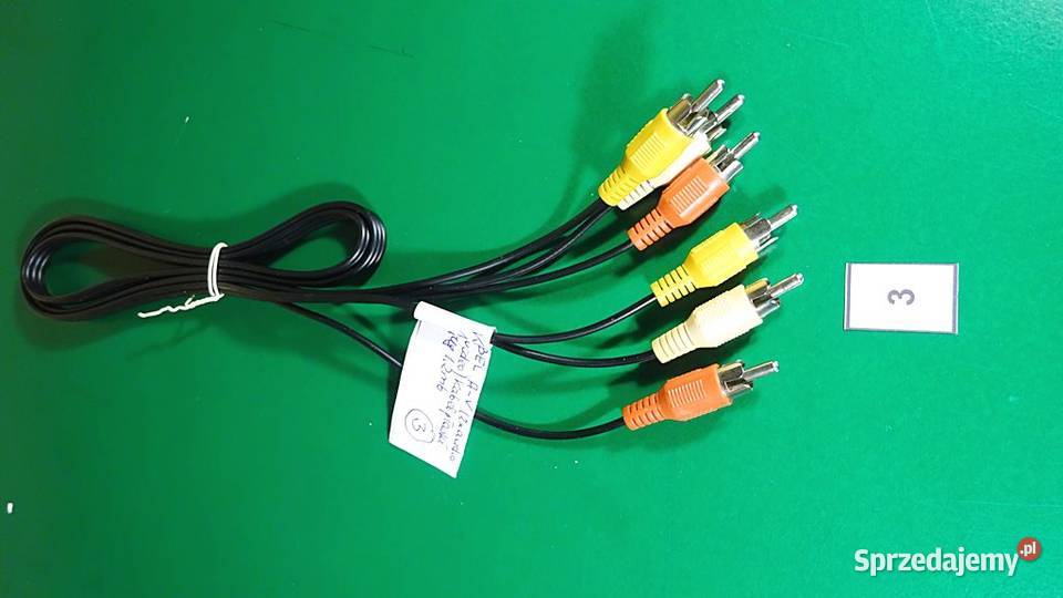 Kabel połączeniowy AudioVideo 3xCINCH3xCINCH 12m Chorzów sprzedam