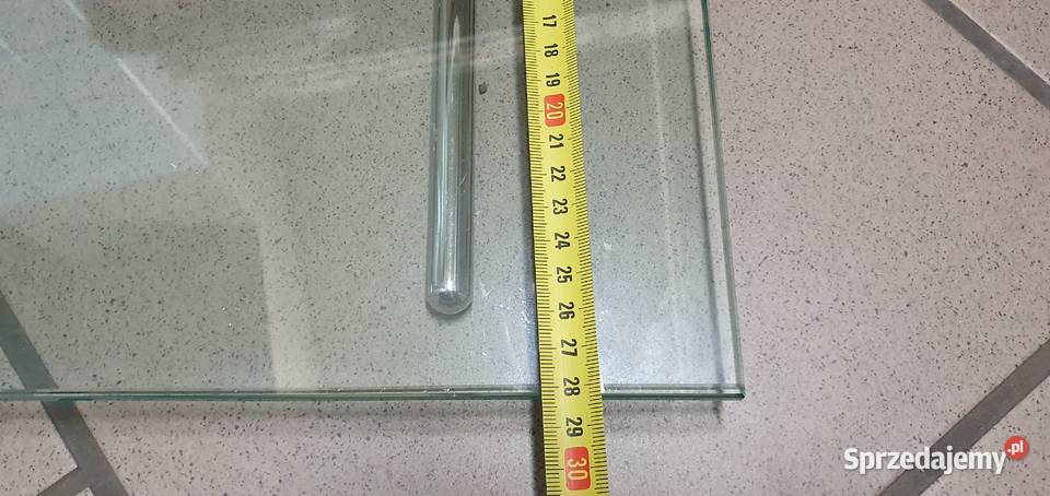 Szklane półki na chromowanych wspornikach Łódź