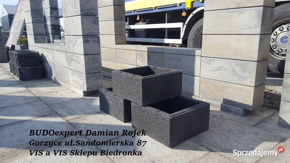 GAZONY OGRODOWE donice betonowe gazon ogrodowy Gorzyce