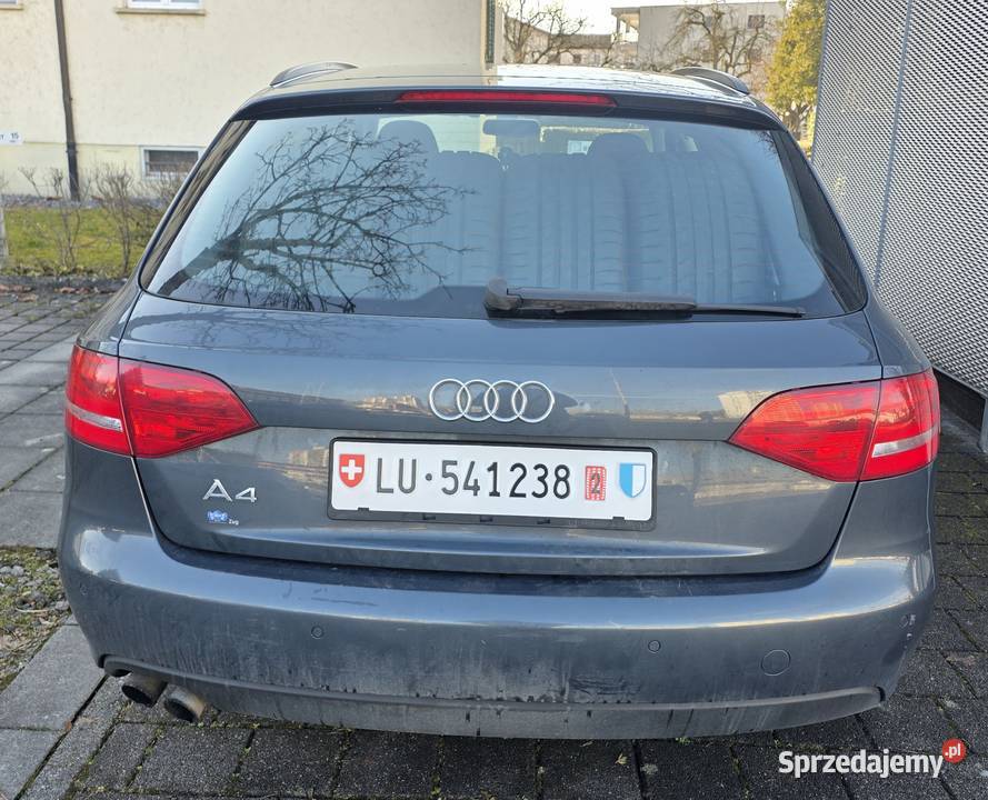 Audi A4 18 TFSI 2009 automat Szwajcaria benzyna małopolskie Kalwaria Zebrzydowska