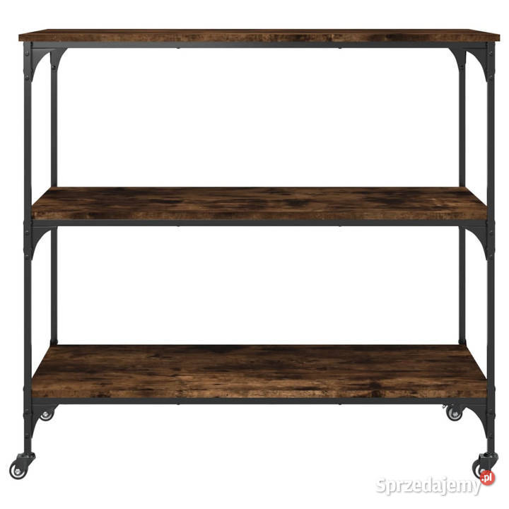 Wózek kuchenny przydymiony dąb 102x50x95