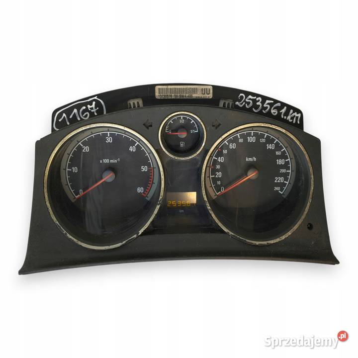 LICZNIK ZEGARY 13230576 UU Opel Astra H Zafira B osobowe