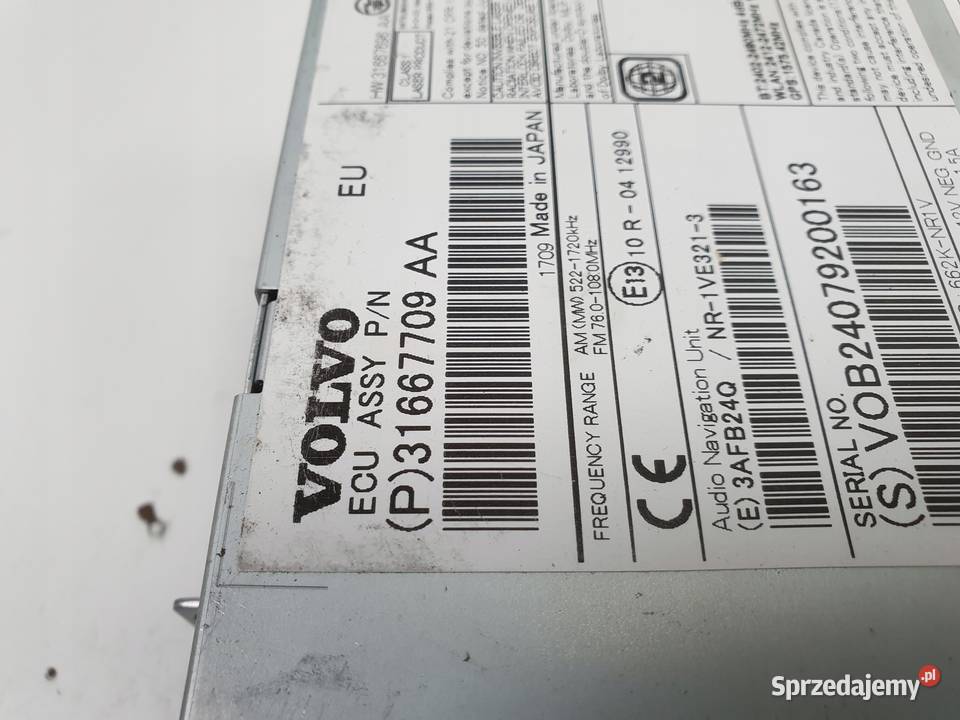 Volvo V40 II V60 S60 II XC60 RADIOODTWARZACZ Chełm