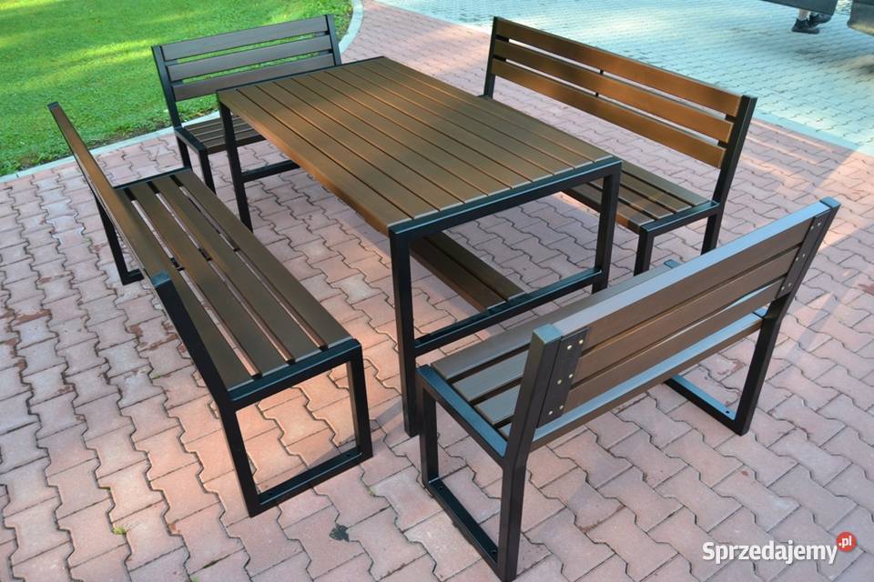 Zestaw ogrodowy tarasowy meble stalowe nowe Nowy Sącz