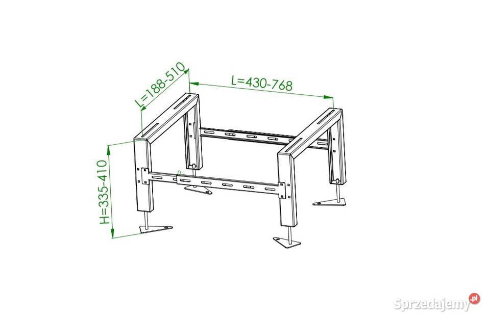 Stelaż podpora pod pompe ciepła klimatyzacje małopolskie Podolany