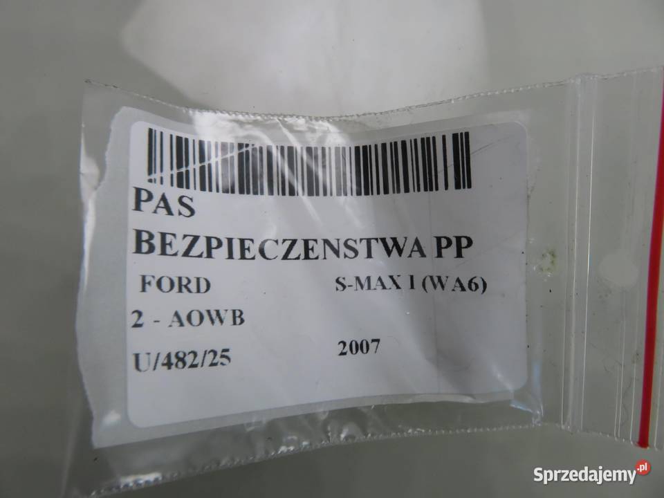 PAS PRAWY PRZEDNI FORD S I WA6 6G9N61294CEW