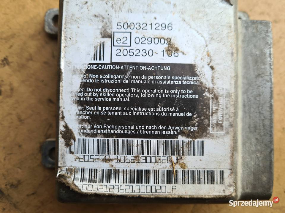 IVECO DAILY 3 9906 moduł sterownik air bag Legnica