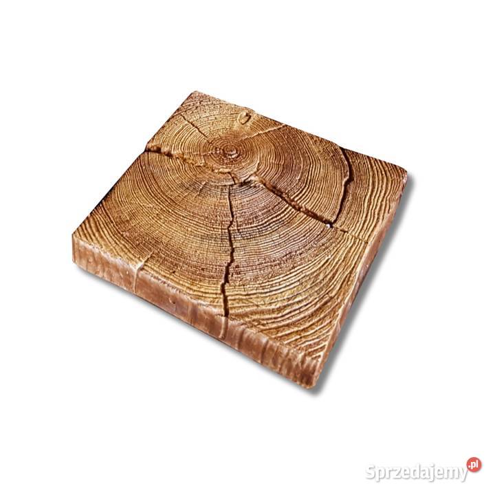 Pieniek Kwadratowy Imitacja Drewna do Ogrodów Gdów