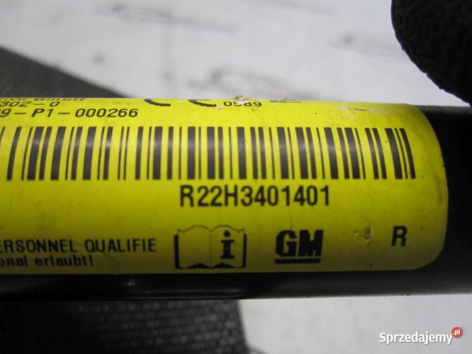 OPEL MERIVA B 10r pas bezpieczeństwa prawy przód osobowe świętokrzyskie