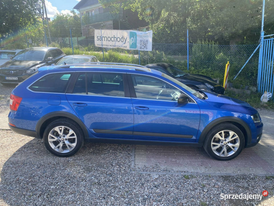 koda Superb Scout 20tsi 184 automat 4x4 ledy asystent pasa ruchu Gdańsk
