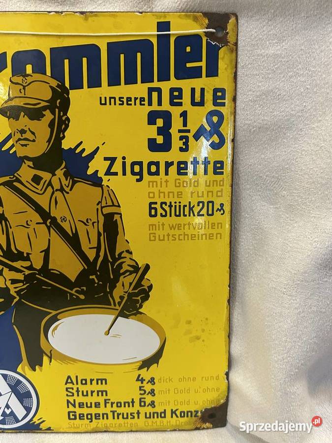 Tablica emaliowana niemiecka Kraków