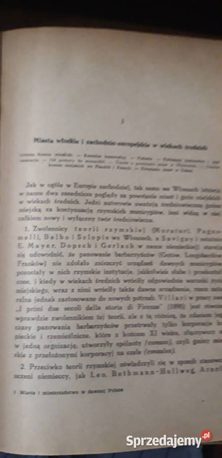 MIASTA I MIESZCZAŃSTWO W DAWNEJ POLSCE J Iwno