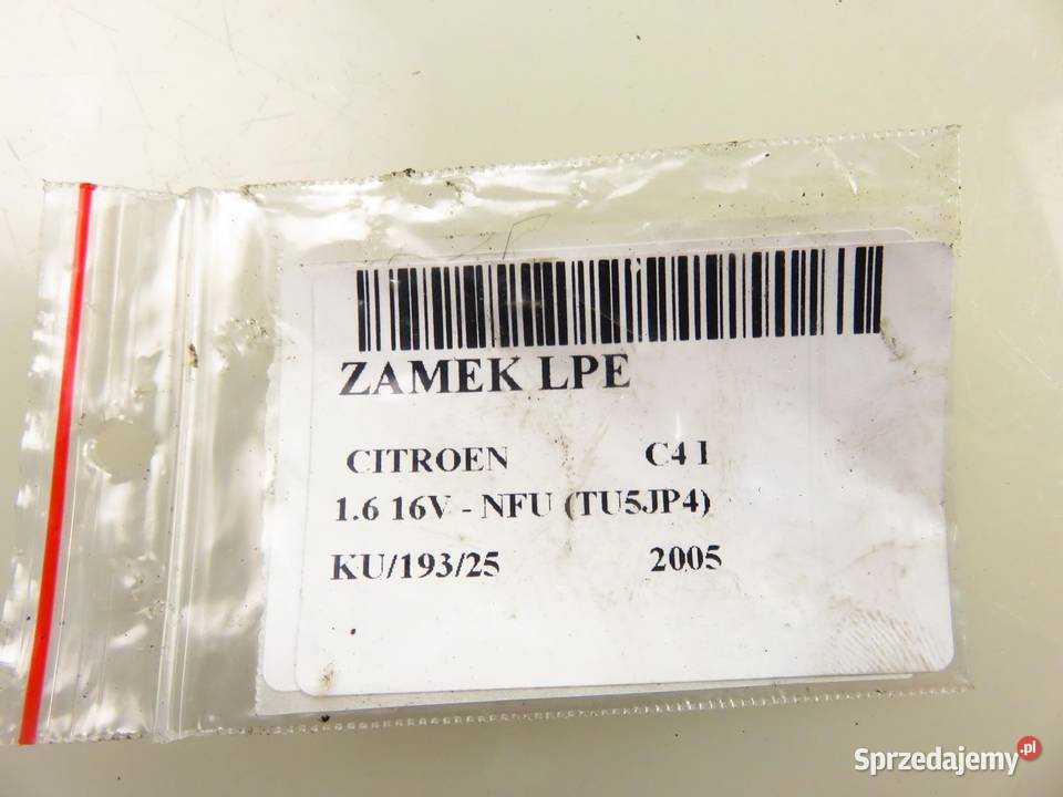 ZAMEK LEWY PRZEDNI CITROEN C4 I 6 PIN