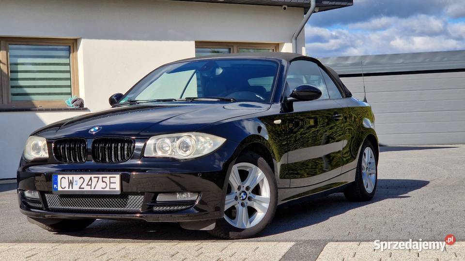BMW 1 Automat Cabrio 2009r Skóry Xenon Windshot Wejherowo