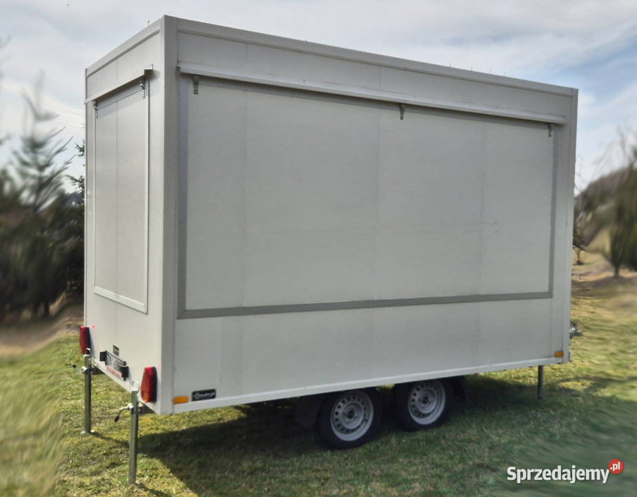 przyczepa kebab lody otwierana dwuosiowa sprzedam