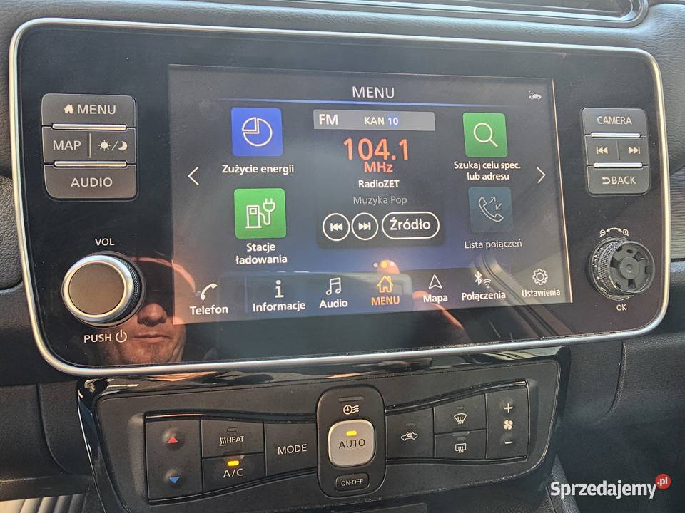 Bezwypadkowy Nissan leaf 62 kWh bose automatyczna Myślenice