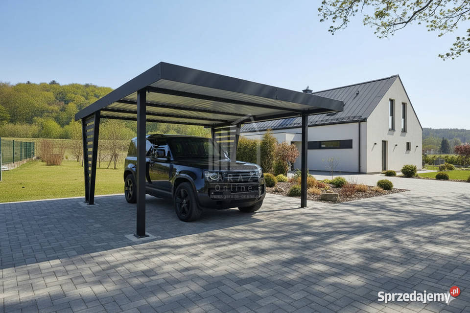 Carport V PREMIUM 4x5m Wypełnienie panelami Jastrzębie-Zdrój