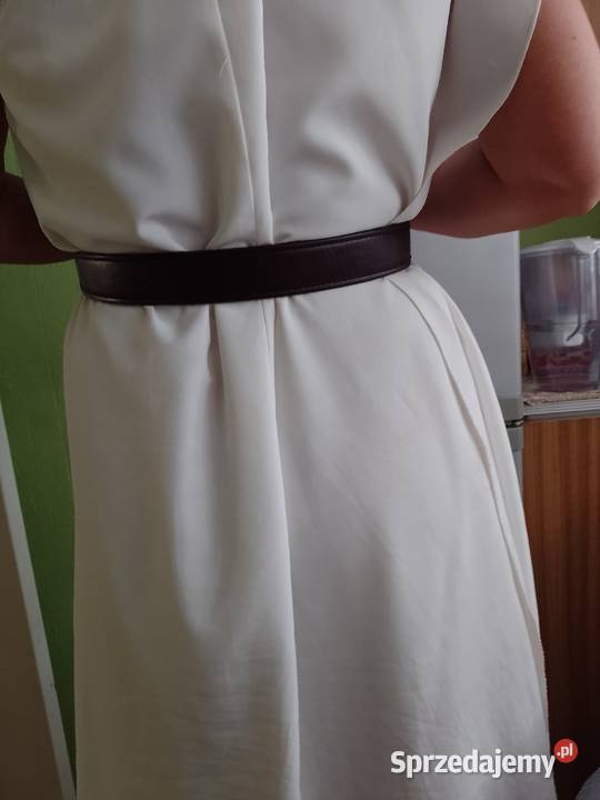 Zara Grupa Inditex 110 Bordowy pasek do sukienki Dla kobiet małopolskie