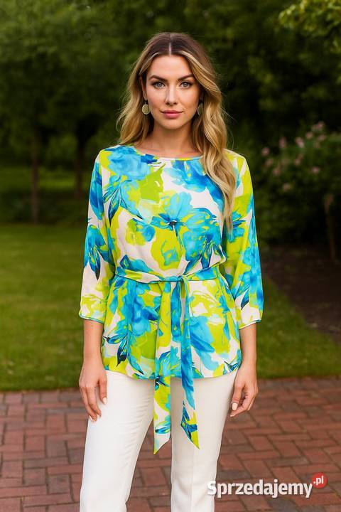 Bluzka Damska tunika z paskiem 44 biust 120 Odzież damska Pątnów sprzedam