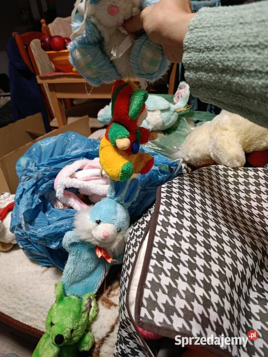myszki króliczki zabawki pluszowe maskotki Poznań sprzedam