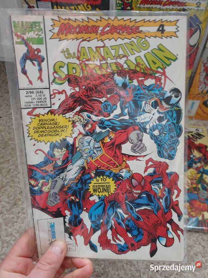 The Amazing SpiderMan Maximum Carnage 7 komiksów Gdynia
