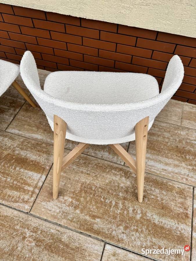 Fotel nowoczesny design boucle fotele krzesła mazowieckie Sulbiny sprzedam