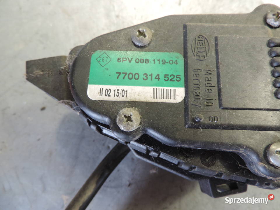 PEDAŁ GAZU 7700314525 RENAULT MASTER II 22 DCI