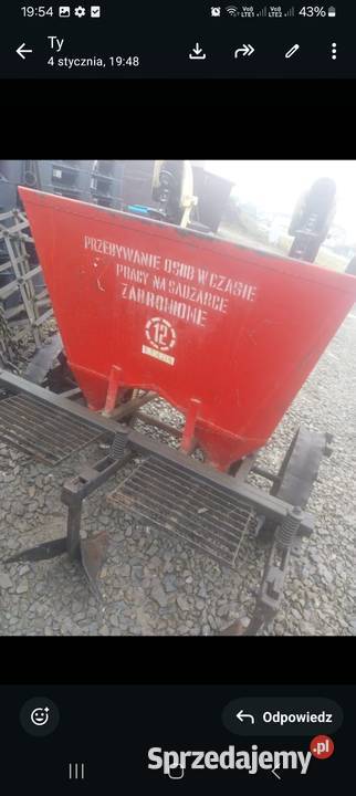 Sadzarka akpil 2rzędowa nieuszkodzony Nowy Sącz