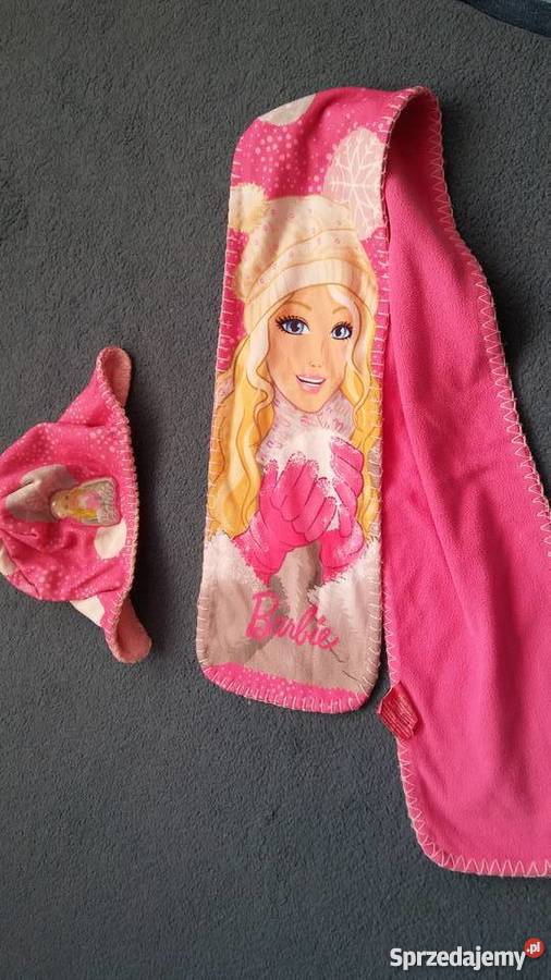 czapka i szalik dziewczęcy barbie Poznań