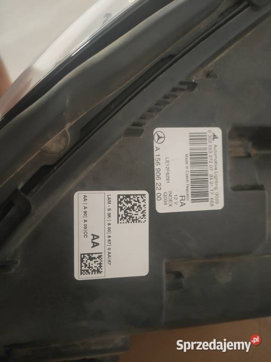 Mercedes GLA lampa prawa kompletna podlaskie Łomża